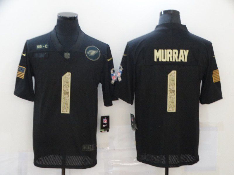 Men Arizona Cardinals #1 Murray Black camo Nike Limited NFL Jersey